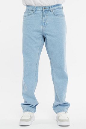 شلوار جین آبی مردانه پاچه پهن CEDY DENIM - کد 823681560