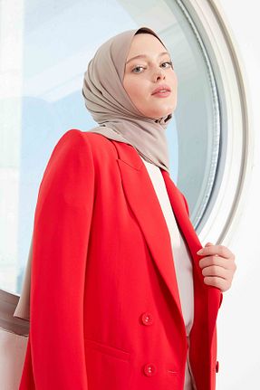 شال طوسی زنانه Medine İpeği Moda Mevsimi - کد 458702362