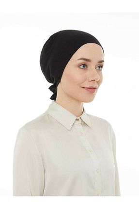 روسری مشکی ساده Moda Mevsimi - کد 225149495