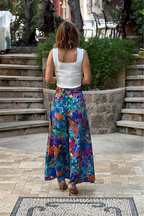 شلوار آبی زنانه بافتنی Nevin Kaya Moda - کد 934227076