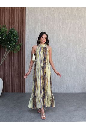لباس زرد زنانه بافتنی ESRAHELVACI - کد 934230157