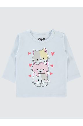 سوئیشرت سفید بچه گانه ساده Civil Baby - کد 852378594