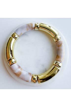 دستبند جواهر بژ زنانه سنگ VenüsDesign - کد 934235623