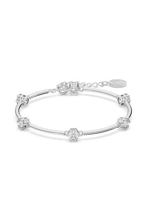 دستبند استیل (فولاد) متالیک زنانه استیل (فولاد) Swarovski - کد 331850168