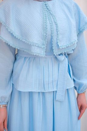 لباس حجاب آبی زنانه Çan Butik - کد 934257852