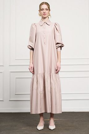 لباس حجاب بژ زنانه رگولار Nuss - کد 934239289
