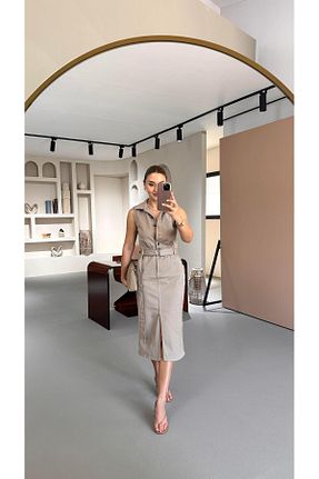 لباس طوسی زنانه جین Sezgi Tekin - کد 934256602