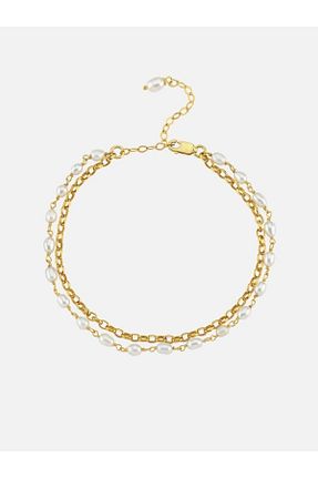 خلخال نقره سفید زنانه Linya Jewellery - کد 934237406