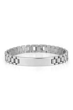 دستبند استیل (فولاد) متالیک مردانه استیل (فولاد) PARİGİ - کد 131428535
