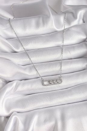 گردنبند استیل ( فولاد ) رنگی زنانه سنگ طبیعی Genel Markalar - کد 879341056