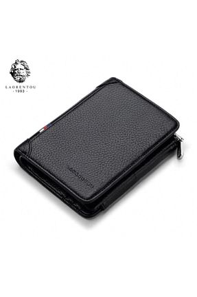 کیف پول نارنجی مردانه ابعاد کوچک Laorentou - کد 94193330