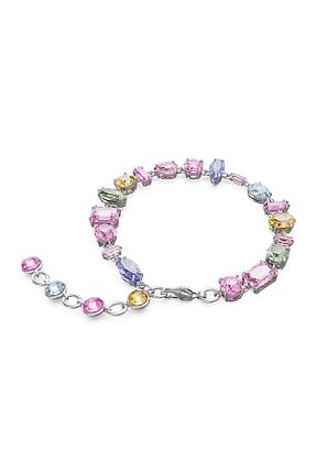 دستبند استیل (فولاد) سفید زنانه رودیوم Swarovski - کد 747251821