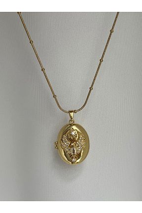 گردنبند استیل ( فولاد ) طوسی زنانه استیل (فولاد) Twinssis Accessories - کد 934281328