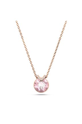 گردنبند جواهر رنگی زنانه فلزی Swarovski - کد 654534064