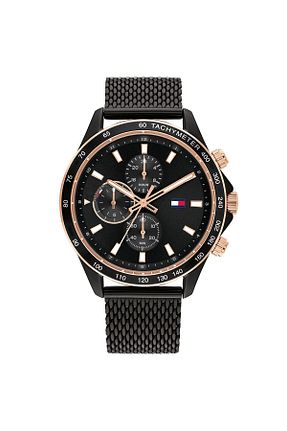 ساعت مچی مشکی مردانه 44 میلی متر Tommy Hilfiger - کد 468531488