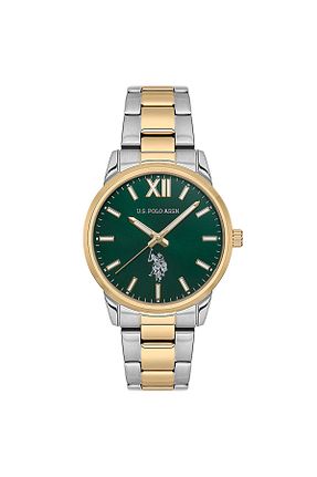 ساعت مچی طلائی زنانه 36-40 میلی متر U.S. Polo Assn. - کد 780488161