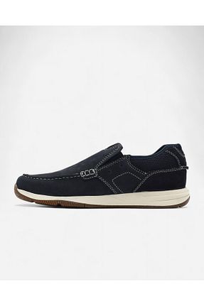 کفش کژوال آبی مردانه چرم خالص CLARKS - کد 891316287