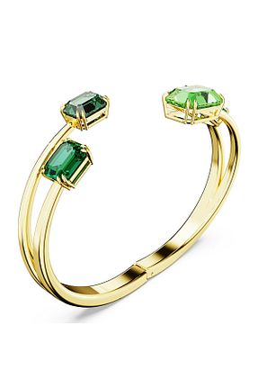 دستبند استیل (فولاد) طلائی زنانه استیل (فولاد) Swarovski - کد 867000851