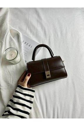 کیف دوشی قهوه ای زنانه چرم مصنوعی PaveBags - کد 934286857