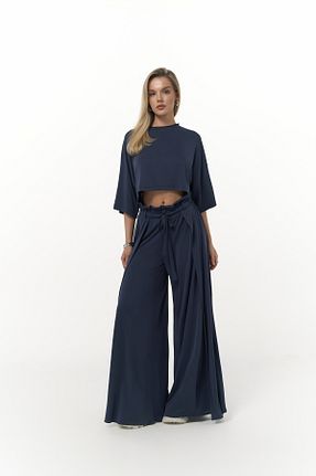 ست بالاتنه و پائین تنه رنگی زنانه بافتنی MAİ COLLECTİON - کد 934993090