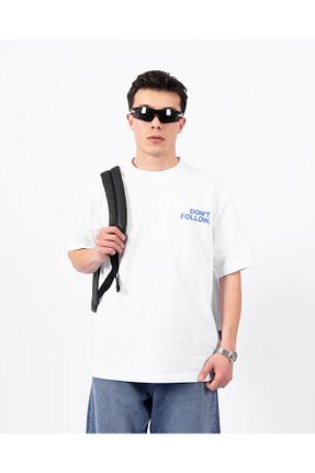تیشرت سفید مردانه اورسایز THE DAD - کد 934292654