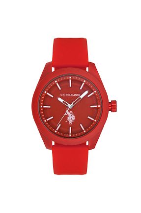 ساعت مچی قرمز مردانه 43 میلی متر U.S. Polo Assn. - کد 338786965
