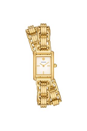 ساعت مچی طلائی زنانه زیر 20 میلی متر Tory Burch - کد 796118471