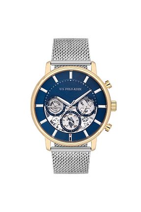 ساعت مچی طلائی مردانه 44 میلی متر U.S. Polo Assn. - کد 843781855