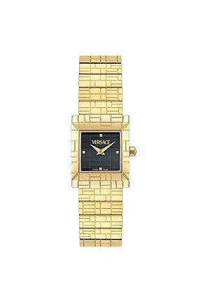 ساعت مچی طلائی زنانه استل (فولاد) Versace - کد 866421288