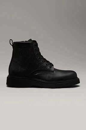 بوت / نیم بوت مشکی مردانه چرم مصنوعی Calvin Klein - کد 856706020