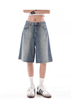 شلوارک و برمودا آبی زنانه رگولار DEEFWEAR - کد 829237505