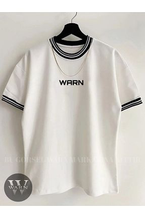 تیشرت سفید زنانه اورسایز warn - کد 934300866