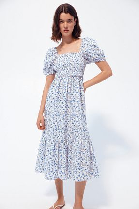 لباس بارداری سفید زنانه رگولار H&M - کد 925432354