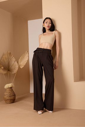شلوار قهوه ای زنانه بافتنی Bolivente - کد 934304424
