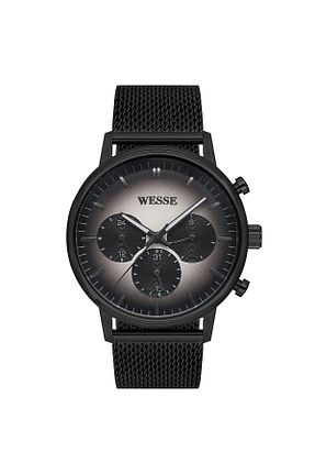 ساعت مچی مشکی مردانه 44 میلی متر Wesse - کد 766889535