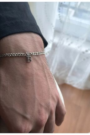 دستبند استیل (فولاد) طوسی زنانه استیل (فولاد) pofudukcase - کد 932807301