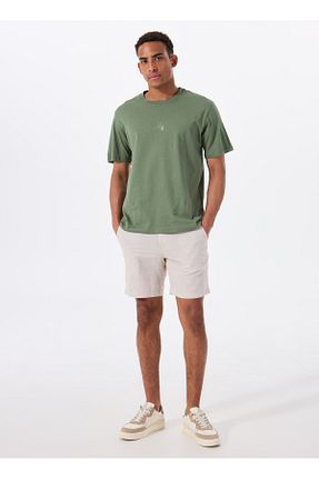 تیشرت سبز مردانه یقه دوچرخه Jack & Jones - کد 934338013