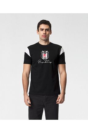 تیشرت مشکی مردانه رگولار Beşiktaş - کد 925827257