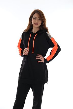 ست گرمکن حجاب مشکی زنانه رگولار İmajButik - کد 935283188