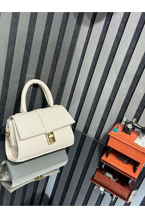 کیف دوشی سفید زنانه چرم مصنوعی bahwar - کد 934355881