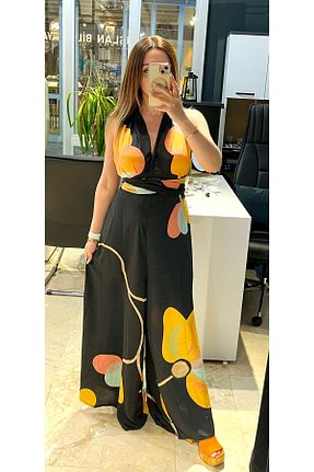 سرهمی مشکی زنانه بند دار ŞEYMA KANDEMİR - کد 934360189