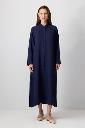لباس حجاب سرمه ای زنانه نیمه فیت Touche Prive - کد 934387006