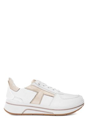 کفش اسنیکر سفید زنانه بند دار ARASHOES - کد 936223961