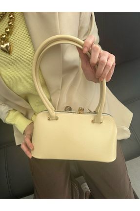 کیف دوشی زرد زنانه چرم مصنوعی Melos Butik - کد 922597533