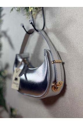 کیف دستی متالیک زنانه ابعاد کوچک SİNİSA BAG - کد 933433621
