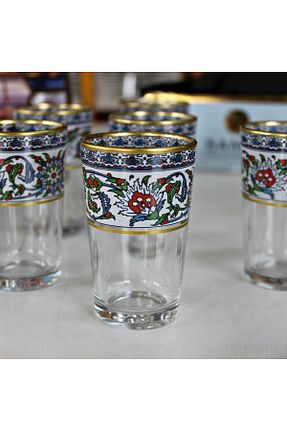 لیوان آبی شیشه SAMSA - کد 930938059