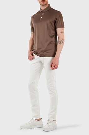 شلوار جین سفید مردانه پاچه ساده Emporio Armani - کد 935368663