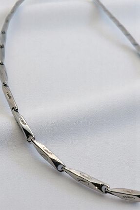 گردنبند استیل ( فولاد ) طوسی مردانه استیل ضد زنگ katilus - کد 934438444