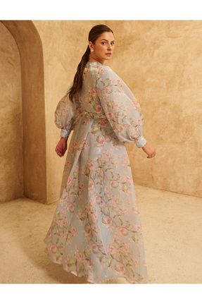 لباس حجاب آبی زنانه رگولار Kayra - کد 934444048