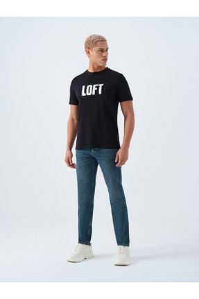 شلوار جین قهوه ای مردانه پاچه تنگ Loft - کد 924568319